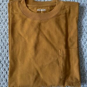 Men’s Small Old Navy Mustard Yellow Long Sleeve Heavyweight Shirt
